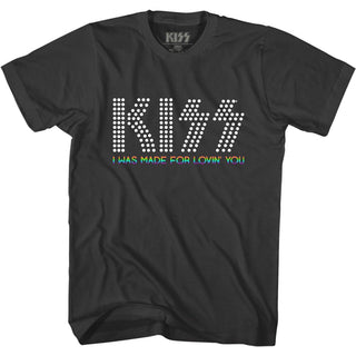 Kiss Lovin You Rainbow Adult T-Shirts