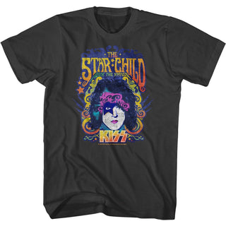 Kiss Star Child Adult T-Shirts