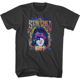 Kiss-Star Child-Smoke Adult S/S T-Shirt - Smoke