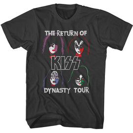 Kiss-Kiss Dynasty-Smoke Adult S/S T-Shirt - Smoke