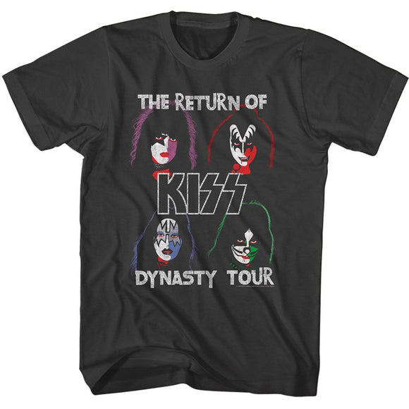 Kiss-Kiss Dynasty-Smoke Adult S/S T-Shirt - Smoke