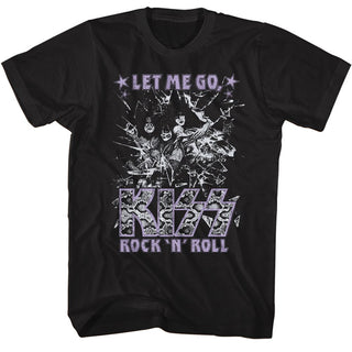 Kiss Kiss-Glass Breaking Adult T-Shirts