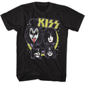 Kiss Kiss Spike Circles Adult T-Shirts