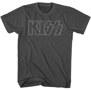 Kiss Kiss Outline Adult T-Shirts