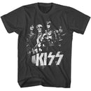 Kiss-Kiss Lights-Smoke Adult S/S T-Shirt - Smoke