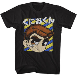 River City Ransom-River City Ransom Japanese Name-Black Adult S/S T-Shirt - Black