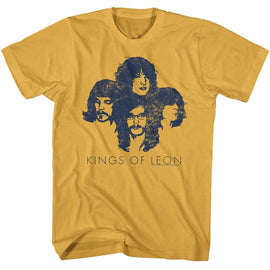 Kings Of Leon-Kings Of Leon Silhouettes-Ginger Adult S/S T-Shirt - Ginger
