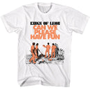 Kings Of Leon-Kings Of Leon Can We Please-White Adult S/S T-Shirt - White