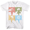 Kings Of Leon-Kings Of Leon Bb Panels-White Adult S/S T-Shirt - White