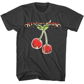 Kings Of Leon-Kings Of Leon Novo Cherries-Smoke Adult S/S T-Shirt - Smoke