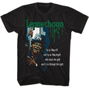 Leprechaun-Leprechaun Try As They Will-Black Adult S/S T-Shirt - Black