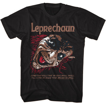 Leprechaun-Leprechaun Curse This Well-Black Adult S/S T-Shirt - Black