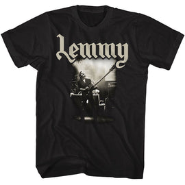Lemmy-Lemmy Light Upon-Black Adult S/S T-Shirt - Black