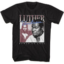 Luther Vandross-Luther Vandross Power Of Love-Black Adult S/S T-Shirt - Black
