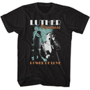 Luther Vandross-Luther Vandross Singing On Stage-Black Adult S/S T-Shirt - Black