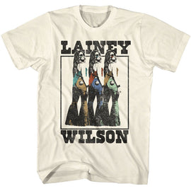 Lainey Wilson-Lainey Wilson Photo Repeat-Natural Adult S/S T-Shirt - Natural