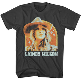 Lainey Wilson-Lainey Wilson Photo And Arch-Smoke Adult S/S T-Shirt - Smoke