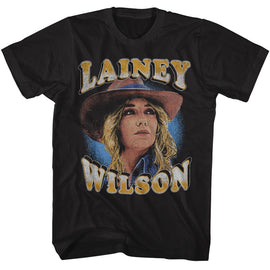 Lainey Wilson-Lainey Wilson Hat Photo-Black Adult S/S T-Shirt - Black