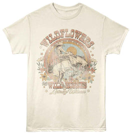 Lainey Wilson-Lainey Wilson Wildflowers And Wild Horses-Natural Adult S/S T-Shirt - Natural