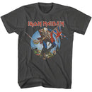 Iron Maiden-Iron Maiden Trooper-Smoke Adult S/S T-Shirt - Smoke