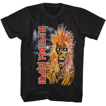 Iron Maiden-Iron Maiden-Black Adult S/S T-Shirt - Black