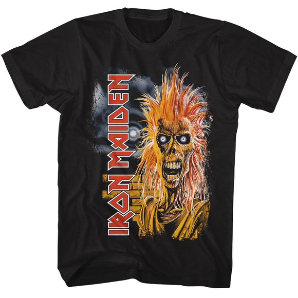 Iron Maiden-Iron Maiden-Black Adult S/S T-Shirt - Black