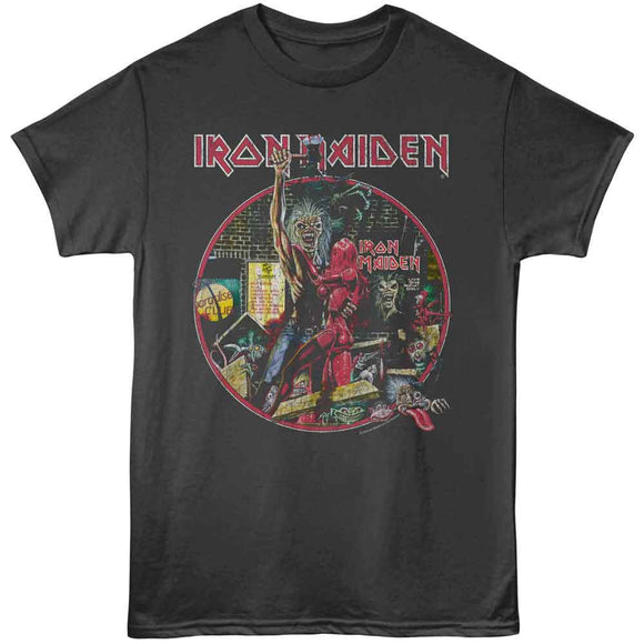 Iron Maiden-Iron Maiden Bring Your Daughter-Smoke Adult S/S T-Shirt - Smoke