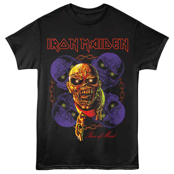 Iron Maiden-Iron Maiden Ghouls And Chain-Black Adult S/S T-Shirt - Black