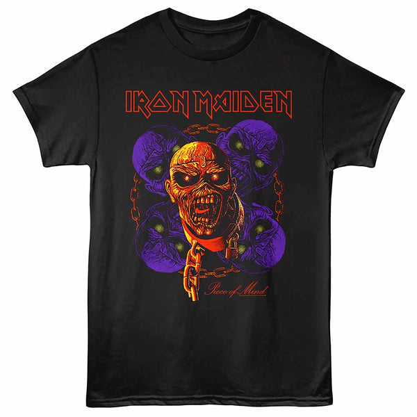 Iron Maiden Piece Of Mind Black T-Shirt