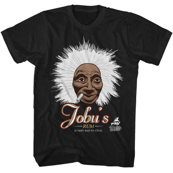 Major League-Major League Jobus Rum-Black Adult S/S T-Shirt - Black