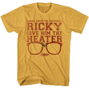 Major League-Major League Give Him The Heater-Ginger Adult S/S T-Shirt - Ginger