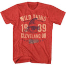 Major League-Major League Wild Thing 89-Red Heather Adult S/S T-Shirt - Red Heather