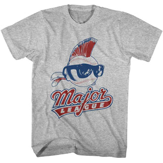 Major League Major League Logo And Ball Adult T-Shirts