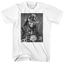 Macho Man-Macho Man B W-White Adult S/S T-Shirt - White