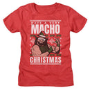 Macho Man-Macho Man A Very Christmas-Red Heather Ladies S/S T-Shirt - Red Heather