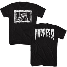 Macho Man-Macho Man Madness Bars-Black Adult S/S T-Shirt ***F&B***-S - Black