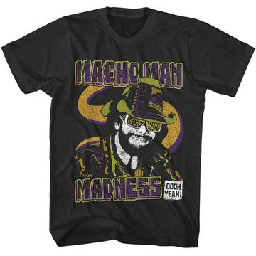 Macho Man-Macho Man Madness-Smoke Adult S/S T-Shirt - Smoke