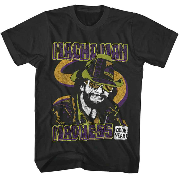 Macho Man-Macho Man Madness-Smoke Adult S/S T-Shirt - Smoke