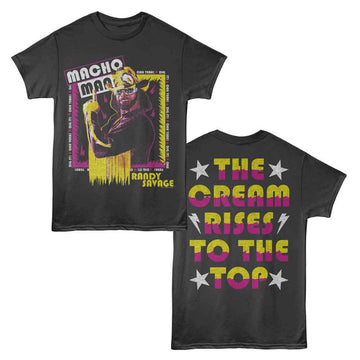 Macho Man-Macho Man To The Top-Smoke Adult S/S T-Shirt ***F&B*** - Smoke