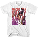 Macho Man-More Macho-White Adult S/S T-Shirt - White
