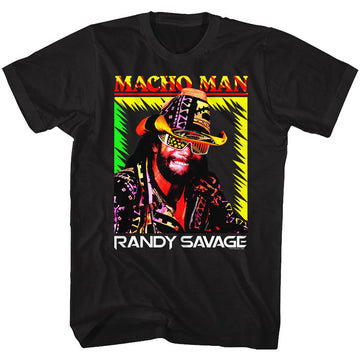 Macho Man-Time Of My Life-Black Adult S/S T-Shirt - Black