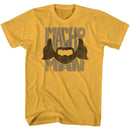 Macho Man-Beard Words-Ginger Adult S/S T-Shirt - Ginger