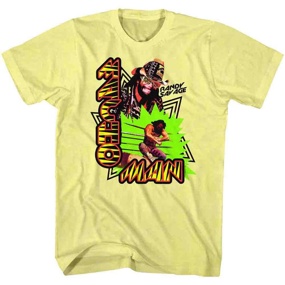 Macho Man-Macho Tricky-Yellow Heather Adult S/S T-Shirt - Yellow Heather