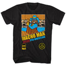 Macho Man-Pro Wrestling-Black Adult S/S T-Shirt - Black