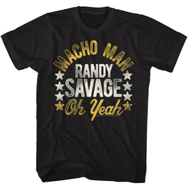 Macho Man-Rootsofmacho-Black Adult S/S T-Shirt - Black