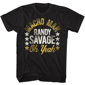 Macho Man-Rootsofmacho-Black Adult S/S T-Shirt - Black