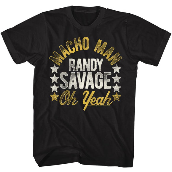 Macho Man-Rootsofmacho-Black Adult S/S T-Shirt - Black