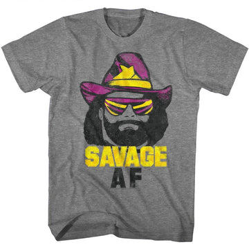 Macho Man Savage Af Adult T-Shirts