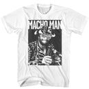 Macho Man-Machoman-White Adult S/S T-Shirt - White