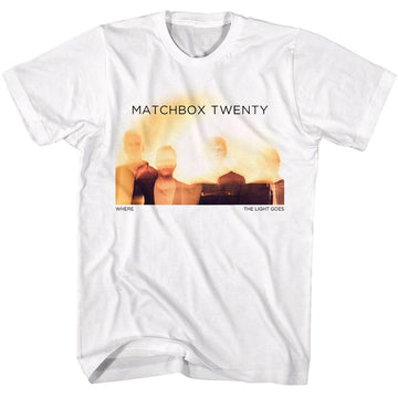 Matchbox Twenty-Matchbox Twenty Where The Light Goes-White Adult S/S T-Shirt - White